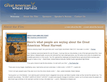 Tablet Screenshot of greatamericanwheatharvest.com